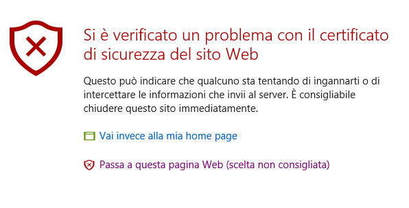 Problema SSL SSL problem