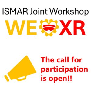 Prof. Michele Gattullo is organizing the 1st International Workshop on Working Enhancement with Extended Reality, within ISMAR2025