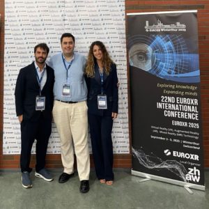 IMRlab attending EUROXR 2025, to present 2 contributions: a paper to the application track and a paper for the scientific track